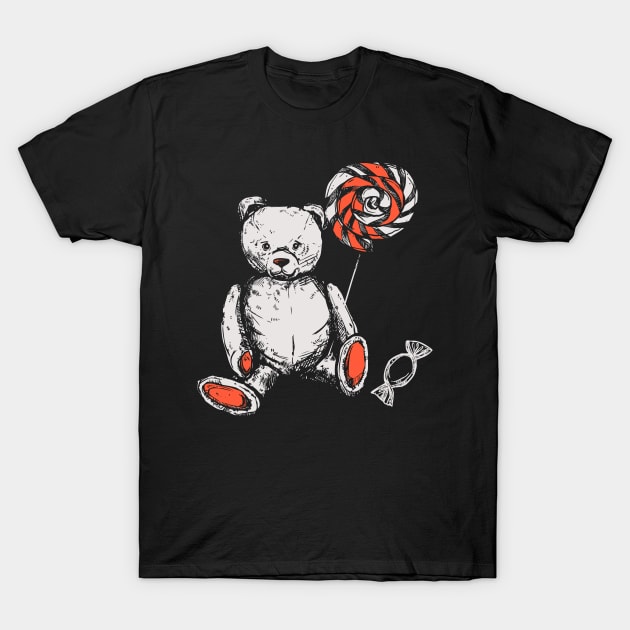 Candy Bear T-Shirt by evolet store